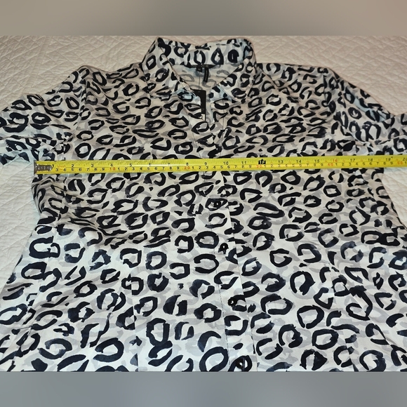 NWT NIC+ZOE  Shirt Jacket Dress Women's Size Medium - Picture 7 of 11